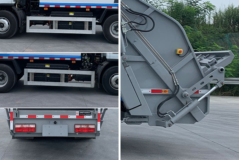 通途牌CTT5091ZYSGD3BEV型純電動壓縮式垃圾車